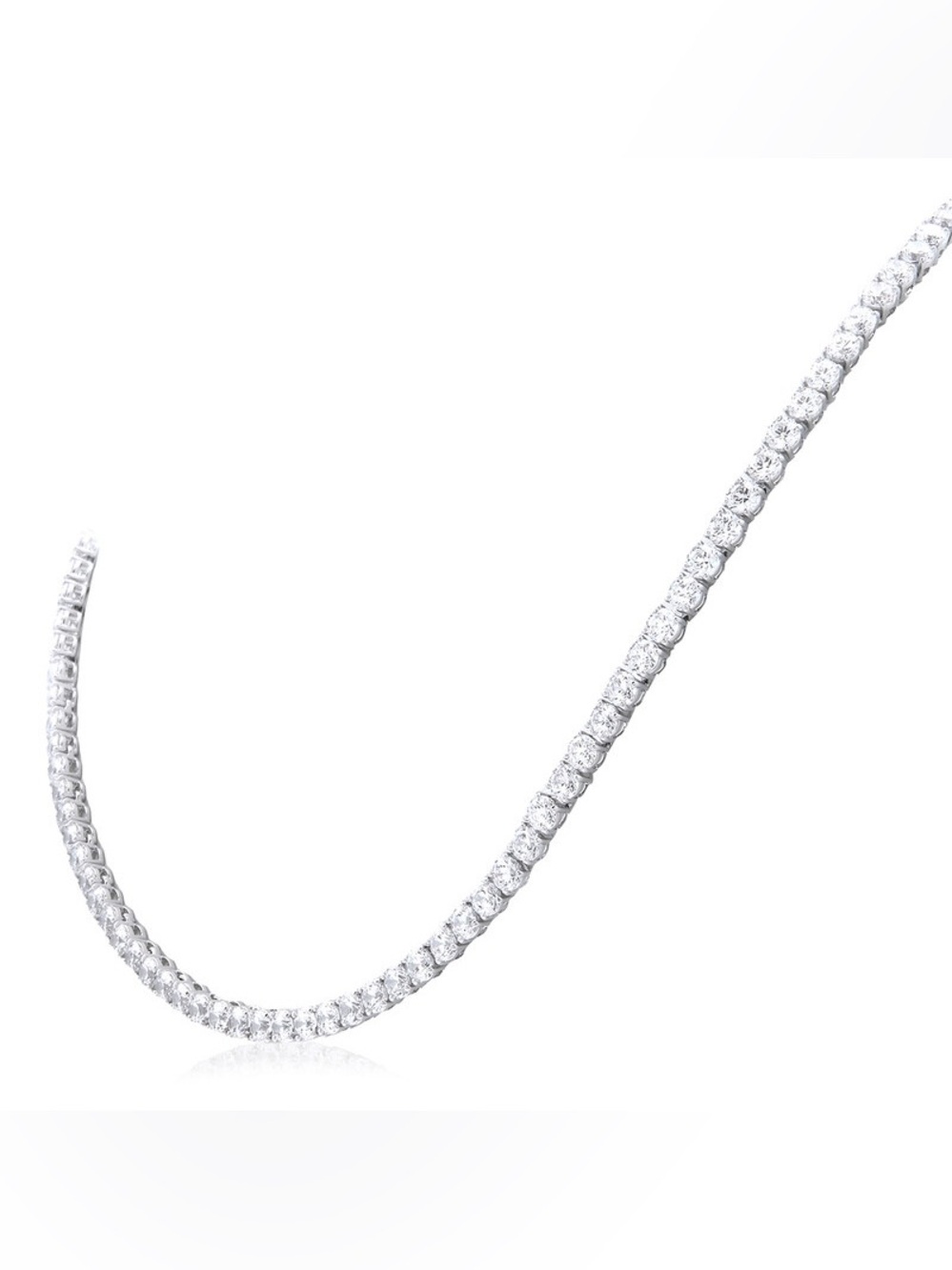 NWOT Swarovski Matrix Tennis Necklace - Picture 7 of 10